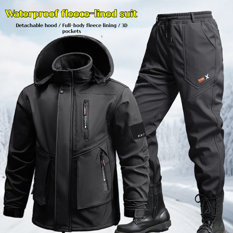 Winter Clothing Work - Мужской рабочий костюм, зимняя утолщенная водонепроницаемая