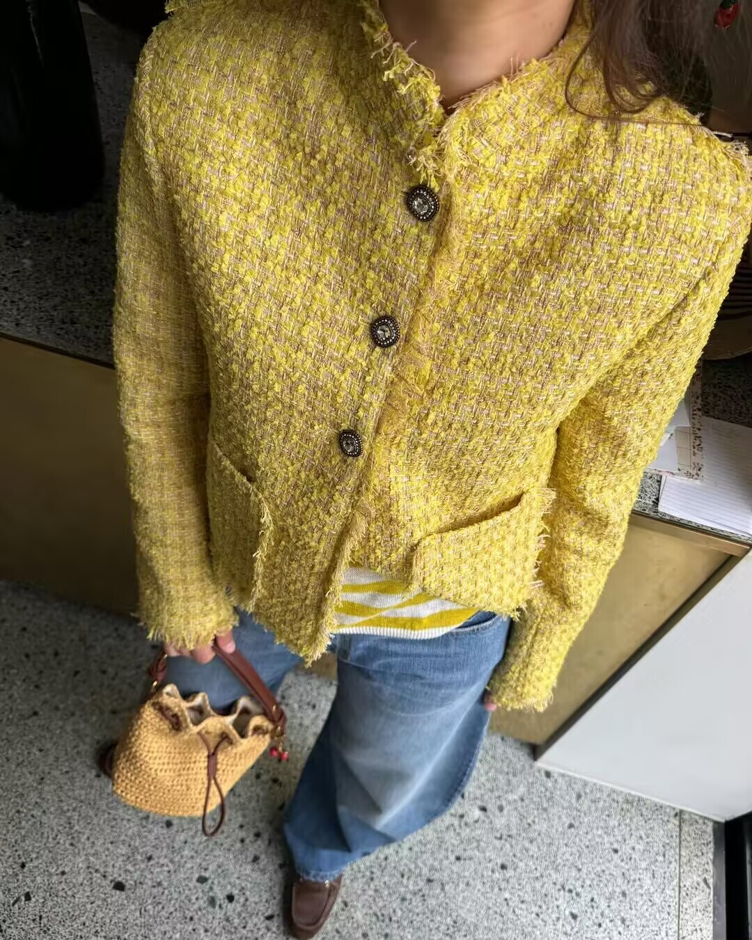 Yellow Winter Clothing - Осень-зима, новое элегантное шерстяное пальто для