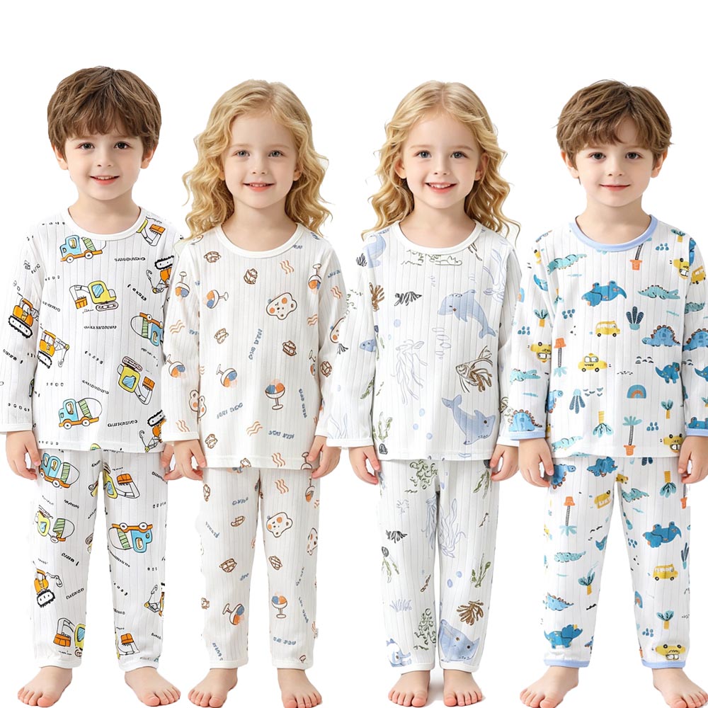 Winter Clothing Toddler - Детские пижамные комплекты из хлопка, пижамы