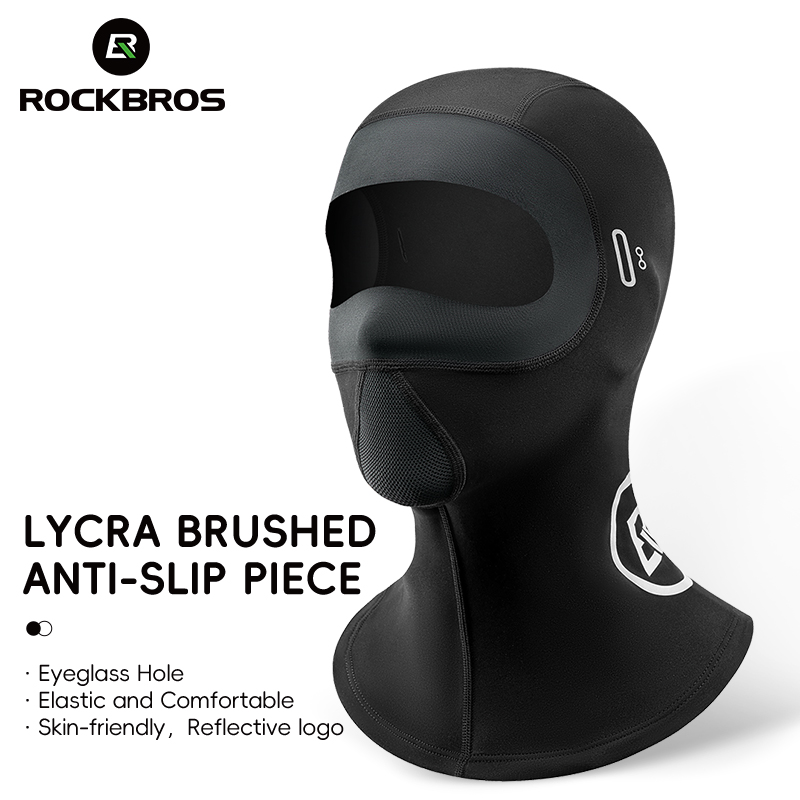 Wool Balaclava Knit - Велосипедная маска ROCKBROS, зимний теплый флисовый