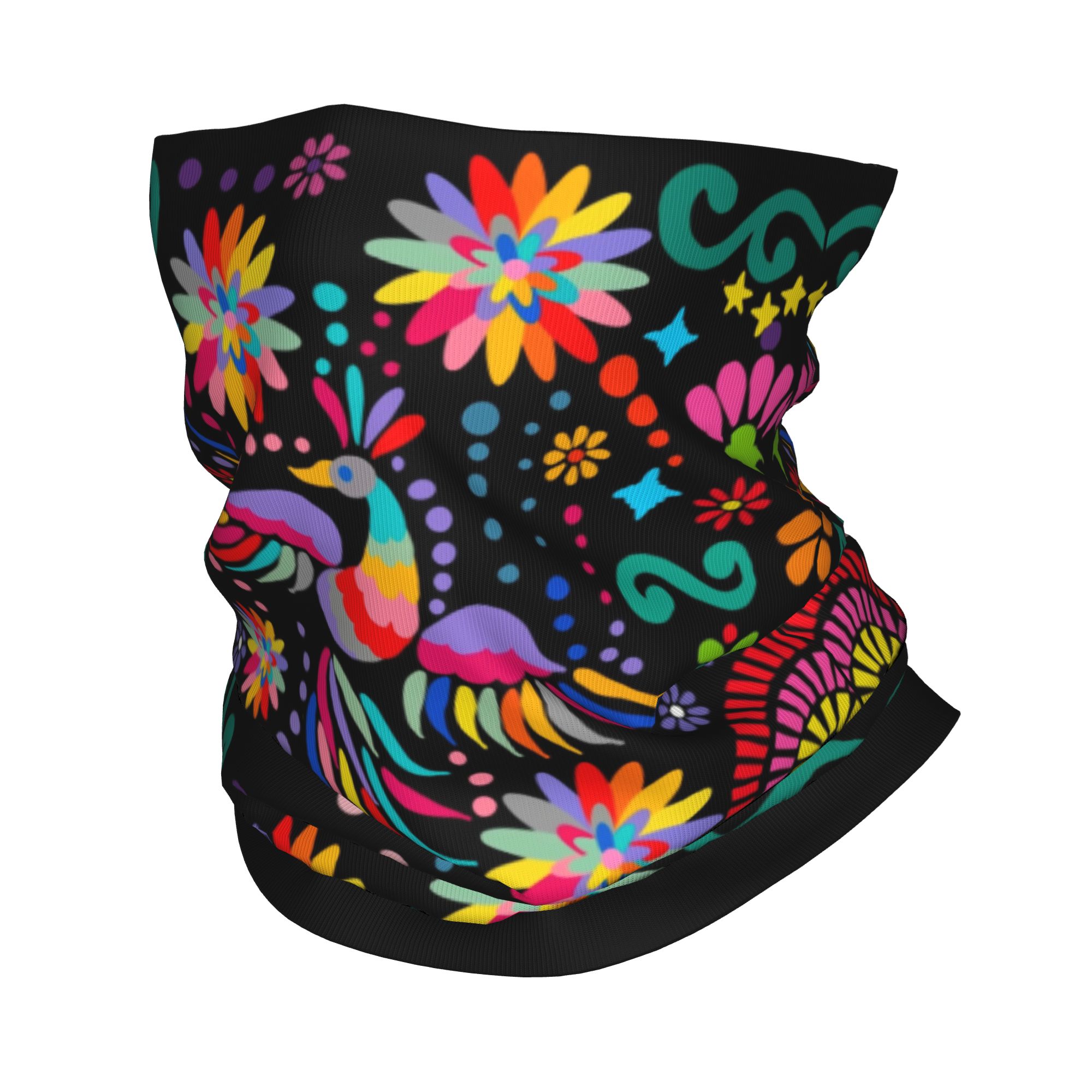 Neck Gaiter Fleece - Изготовленная на заказ мексиканская цветочная цветочная