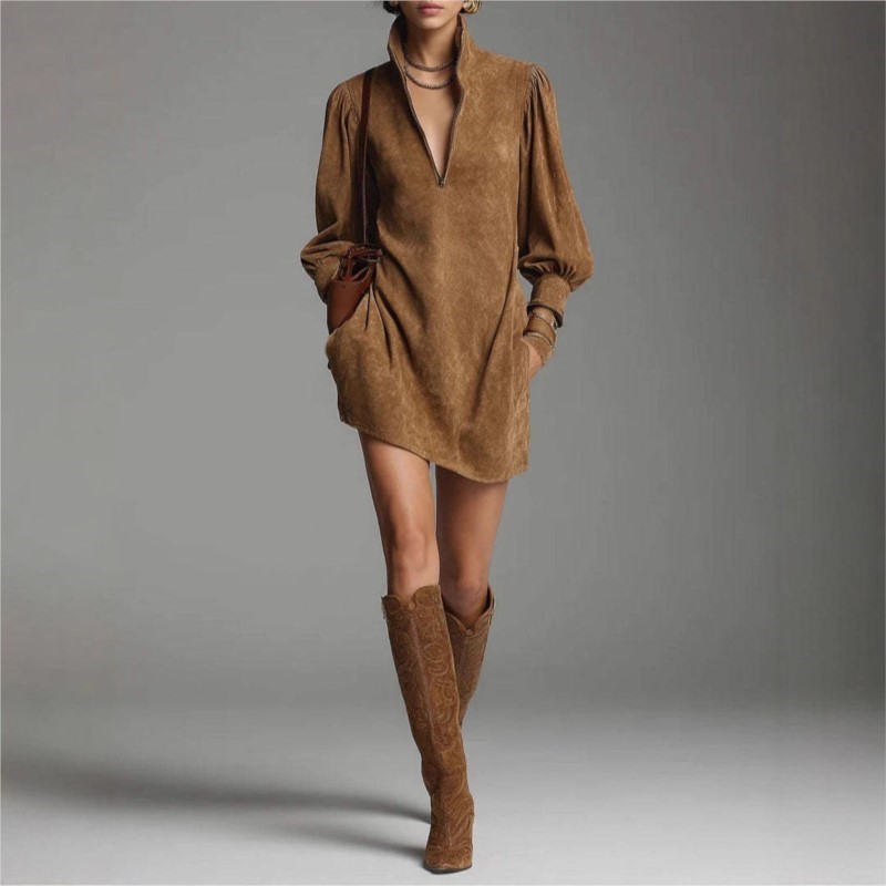 Winter Clothing Pinterest - Винтажное мини-платье, женское осеннее лоскутное вечернее