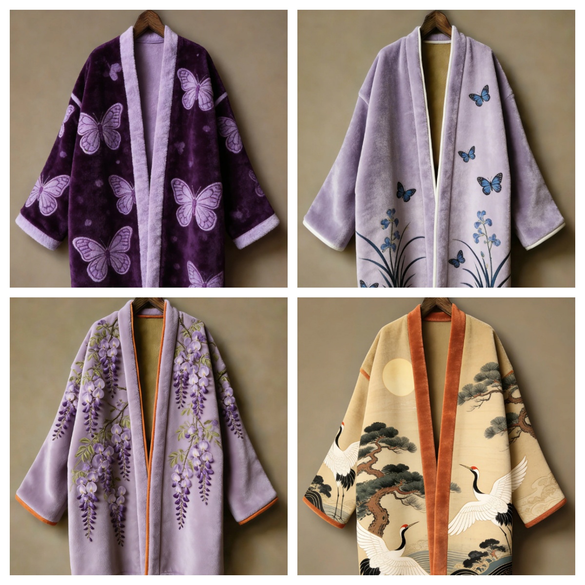 Traditional Winter Japanese Clothing - Японское кимоно, хаори, юката, самурайский костюм
