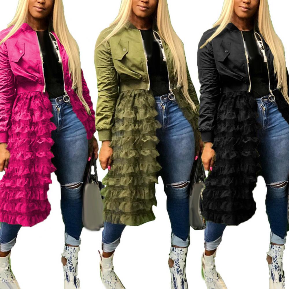 Winter Clothing Pinterest - Элегантное кружевное сетчатое платье миди, пальто,