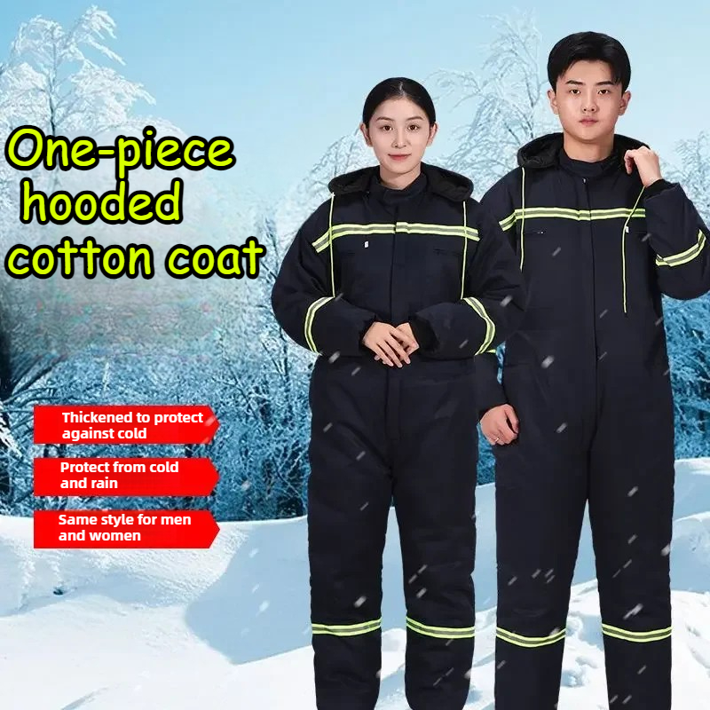 Winter Clothing Work - Зимний хлопковый комбинезон для езды на
