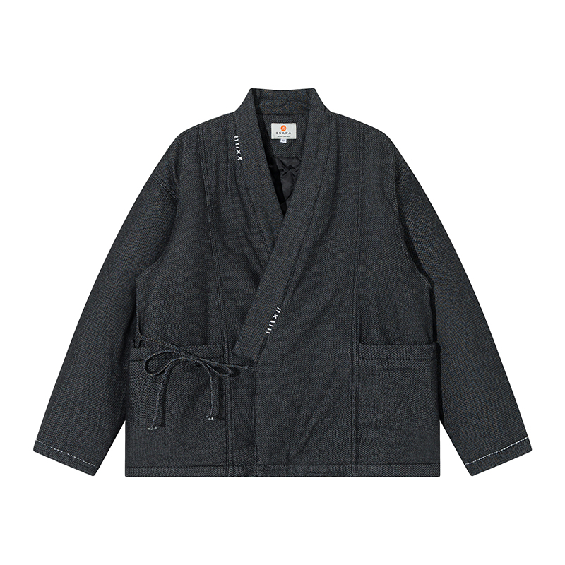 Зимняя синяя куртка-кимоно в я – обзор и цена Traditional Winter Japanese Clothing