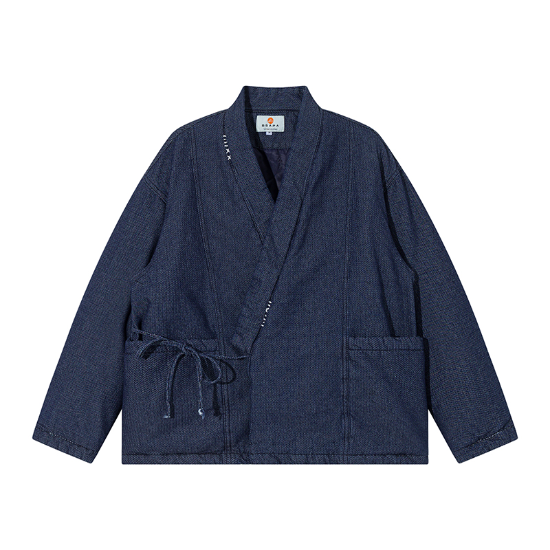 Зимняя синяя куртка-кимоно в я – обзор и цена Traditional Winter Japanese Clothing