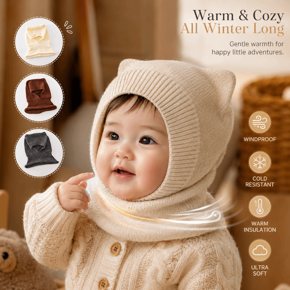 Новая теплая шерстяная детская – обзор и цена Wool Balaclava Knit