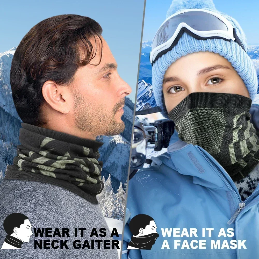 Зимняя мягкая бандана-кольцо,  – обзор и цена Neck Gaiter Fleece