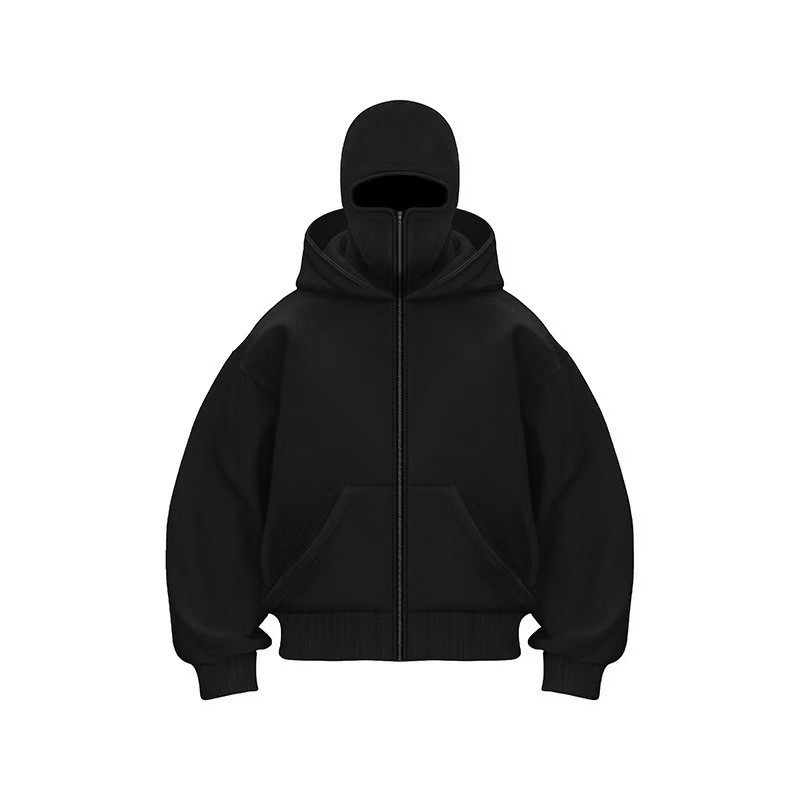 Мужская толстовка-балаклава с  – обзор и цена Wool Balaclava Knit